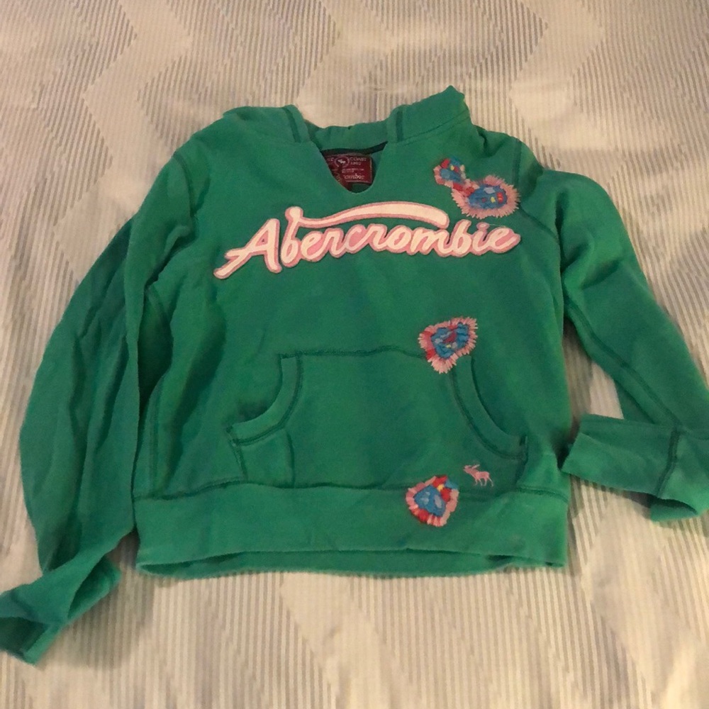 Abercrombie embroidered hoodie